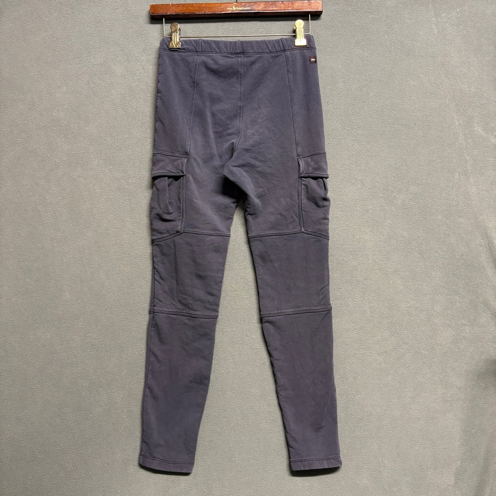 Tea Collection Cargo Leggings Sz 14 Gray Utility Knit Kids Pants Good Condition - Picture 2 of 14
